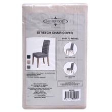 1 Seater Faux Suede Dining Chair Covers Only (Set of 6)